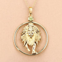 0.24 Carat Genuine Peridot .925 Sterling Silver Pendant