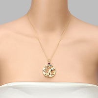 0.24 Carat Genuine Amethyst .925 Sterling Silver Pendant