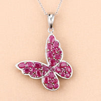 4.72 Carat Genuine Ruby .925 Sterling Silver Pendant