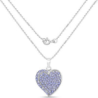 3.97 Carat Genuine Tanzanite .925 Sterling Silver Pendant