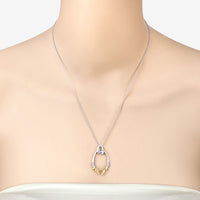 0.18 Carat Genuine Tanzanite .925 Sterling Silver Pendant