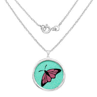 29.50 Carat Genuine Emerald .925 Sterling Silver Pendant