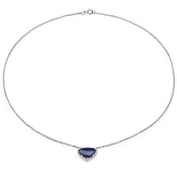 3.92 Carat Genuine Blue Aventurine .925 Sterling Silver Pendant