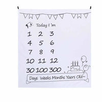 Newborn Baby Milestone Photography Blanket - # BAGE41110002 - BIG FRENCHIES