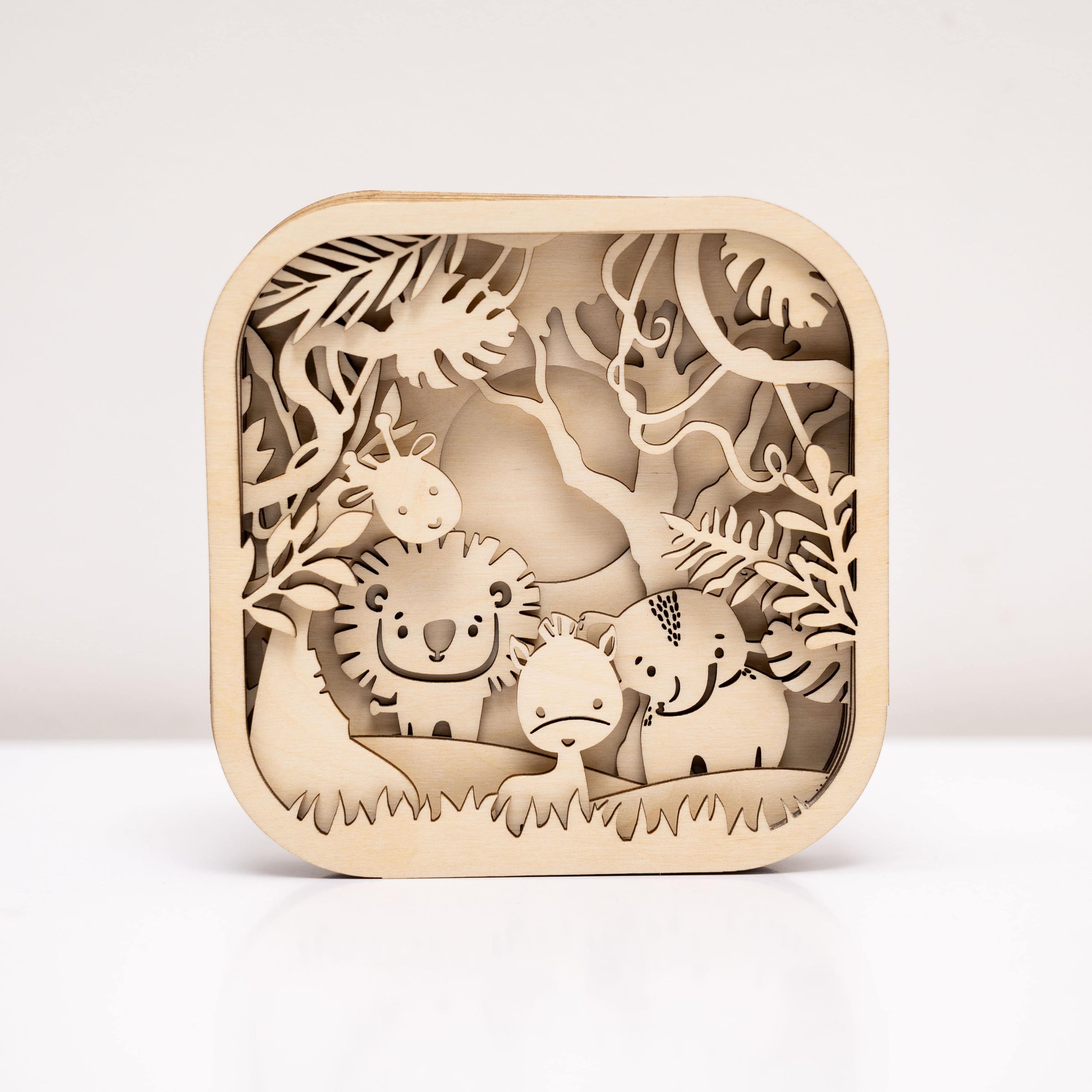 3D DIY Wood Painting Kit for Kids – Safari