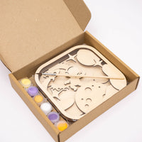 3D DIY Wood Painting Kit for Kids – Space