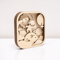 3D DIY Wood Painting Kit for Kids – Space