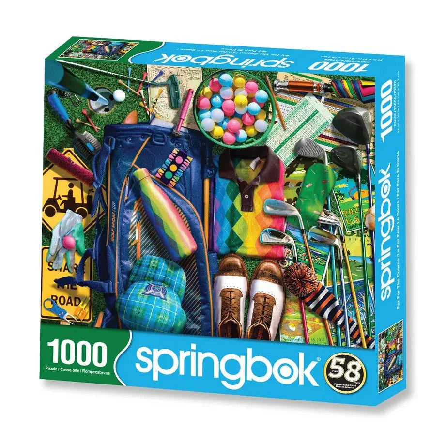 Par For The Course 1000 Piece Jigsaw Puzzle by Springbok Puzzles - BIG FRENCHIES