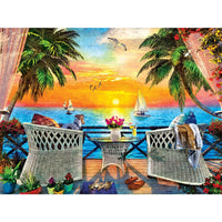 Paradise Beach - On the Balcony 550 Piece Puzzle by Masterpieces Puzzles - BIG FRENCHIES