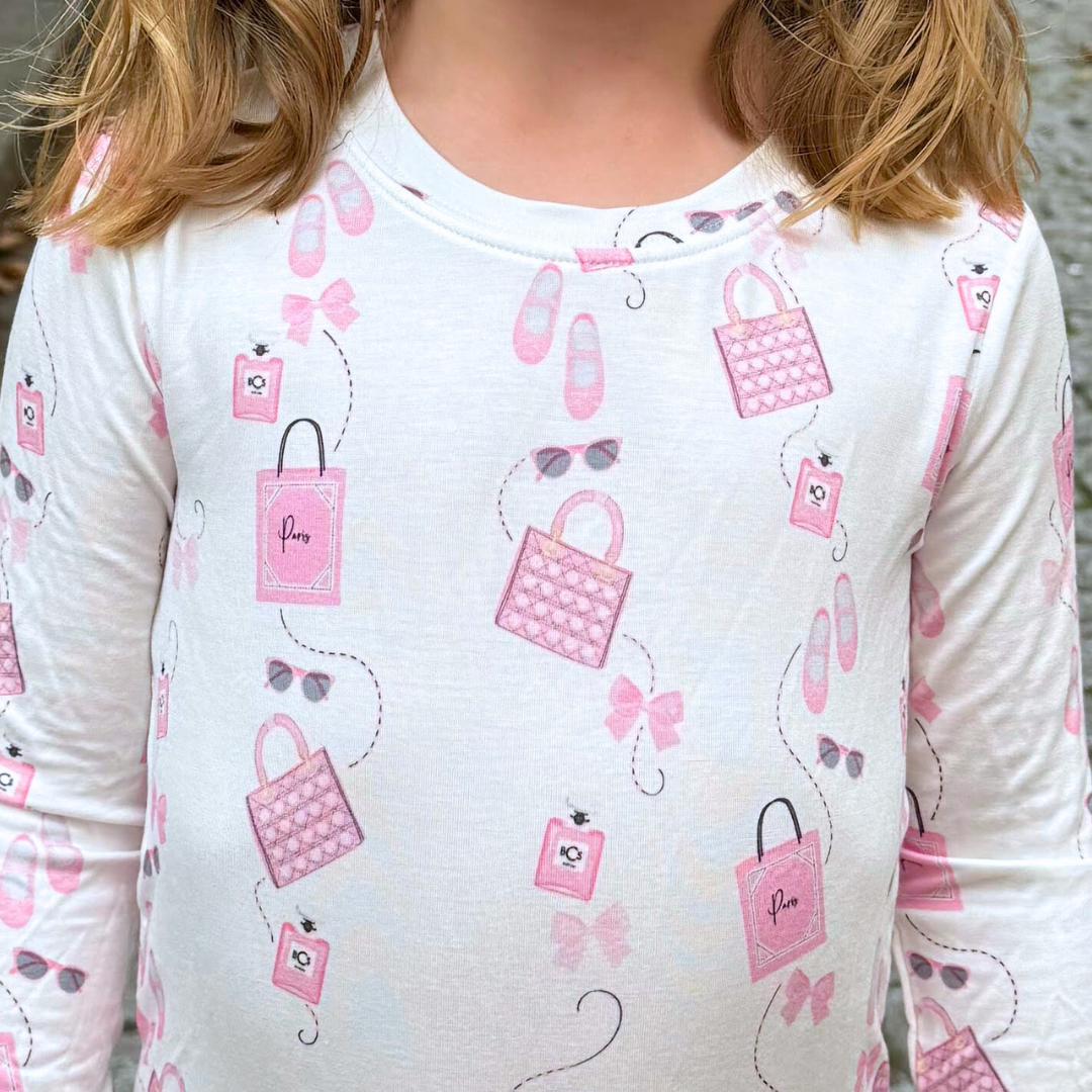 Paris In Pink Two-Piece Set