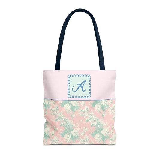 Pink and Blue Tote: A - BIG FRENCHIES