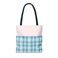 Pastel Eighties Aesthetic Tote Bag with Initial, Colorful Maximalist Tote Bag with Letter in Cute Doodle Frame, Teacher Appreciation Gift: C - BIG FRENCHIES