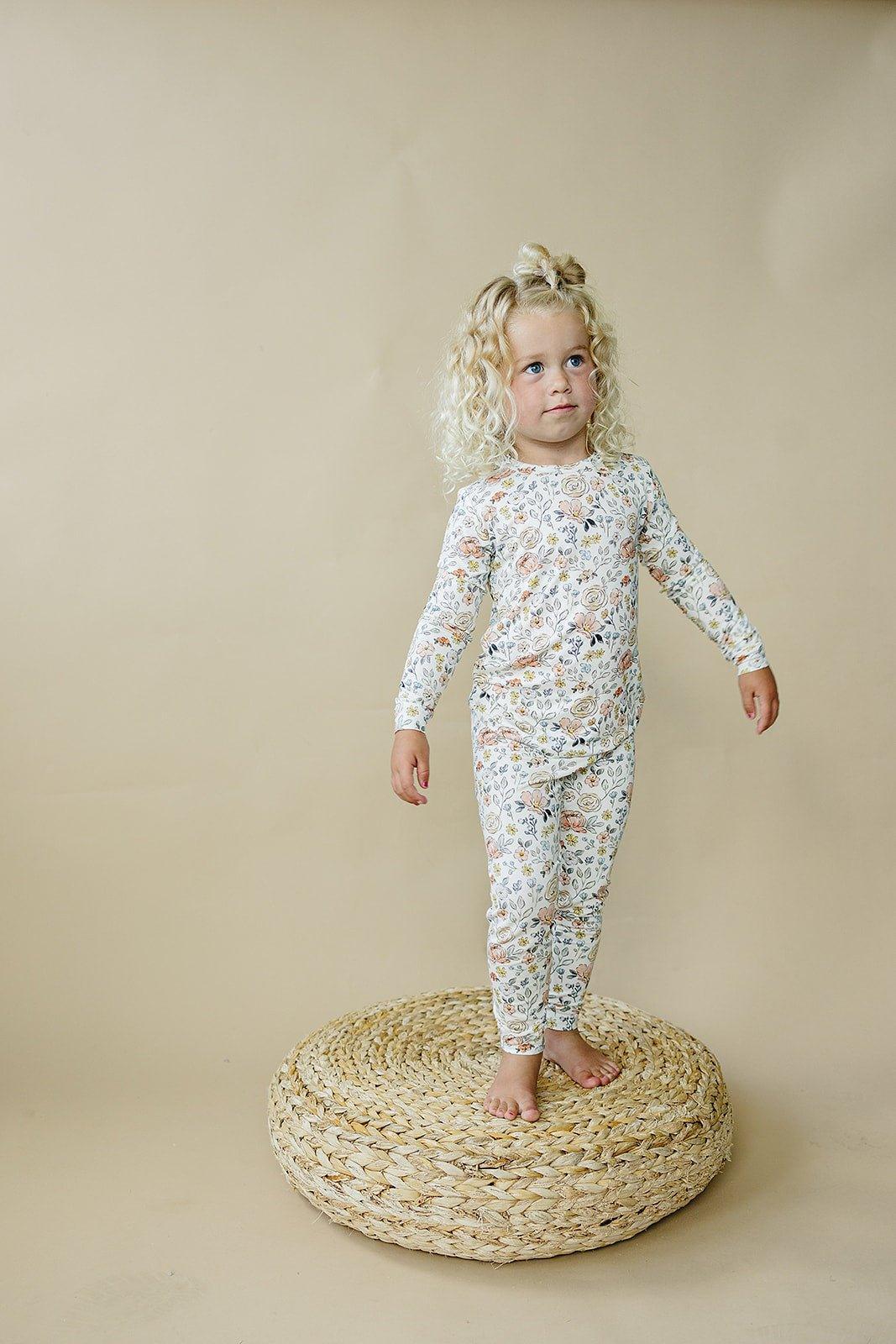 Pastel Petals 2pc Modal Pajamas - BIG FRENCHIES