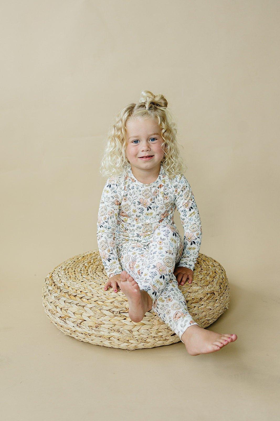Pastel Petals 2pc Modal Pajamas - BIG FRENCHIES