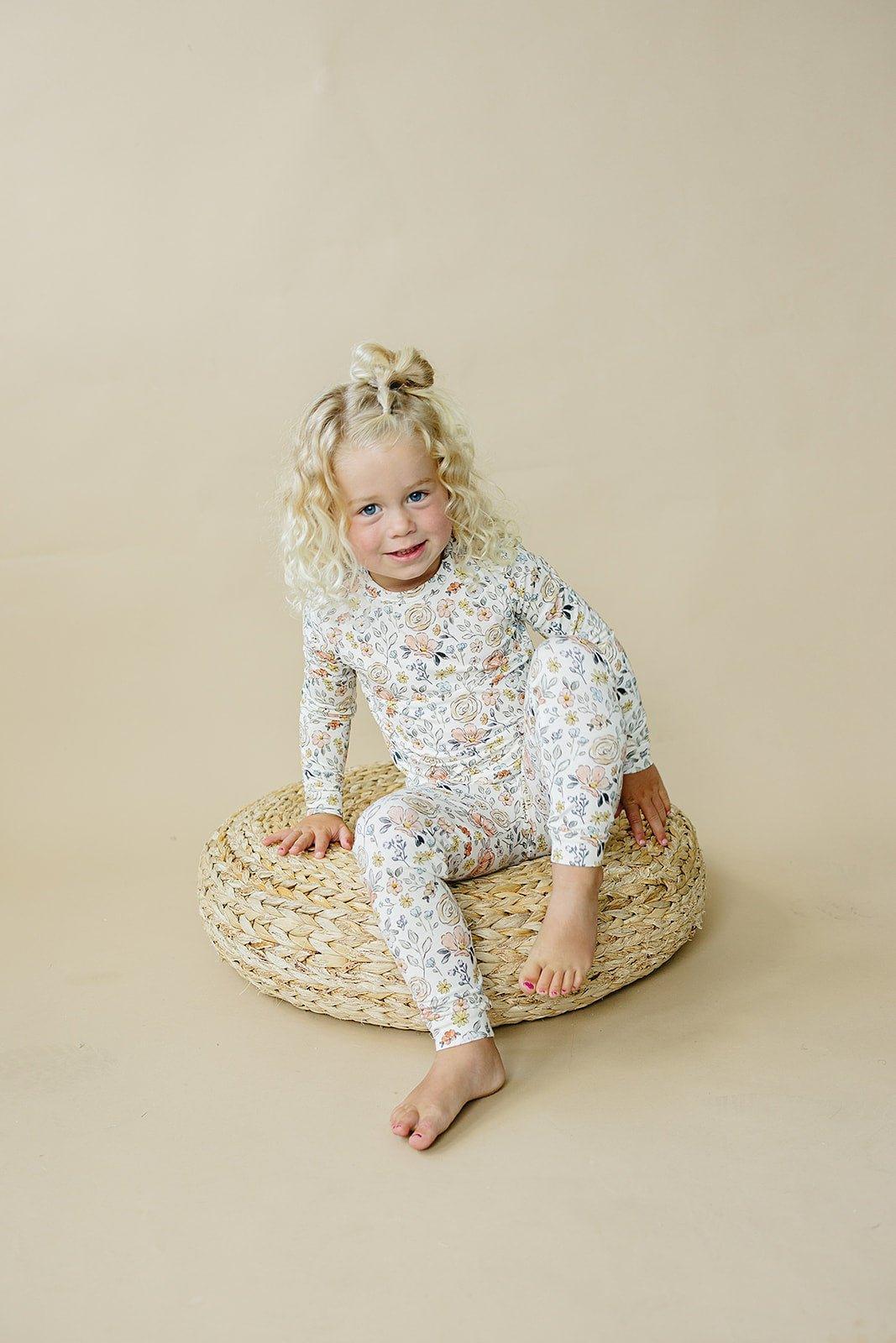 Pastel Petals 2pc Modal Pajamas - BIG FRENCHIES