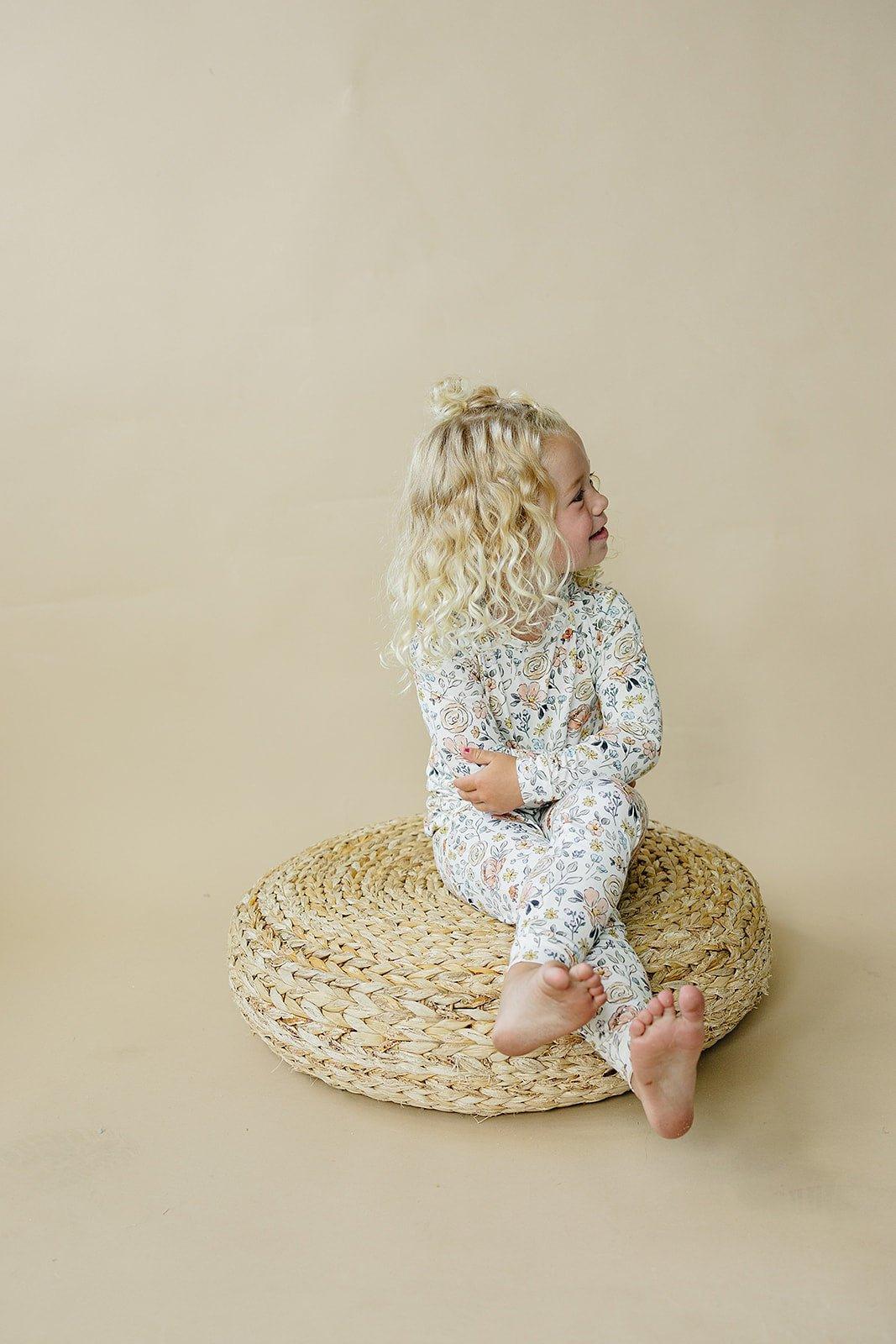 Pastel Petals 2pc Modal Pajamas - BIG FRENCHIES