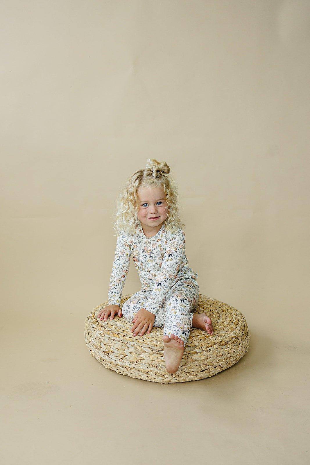 Pastel Petals 2pc Modal Pajamas - BIG FRENCHIES