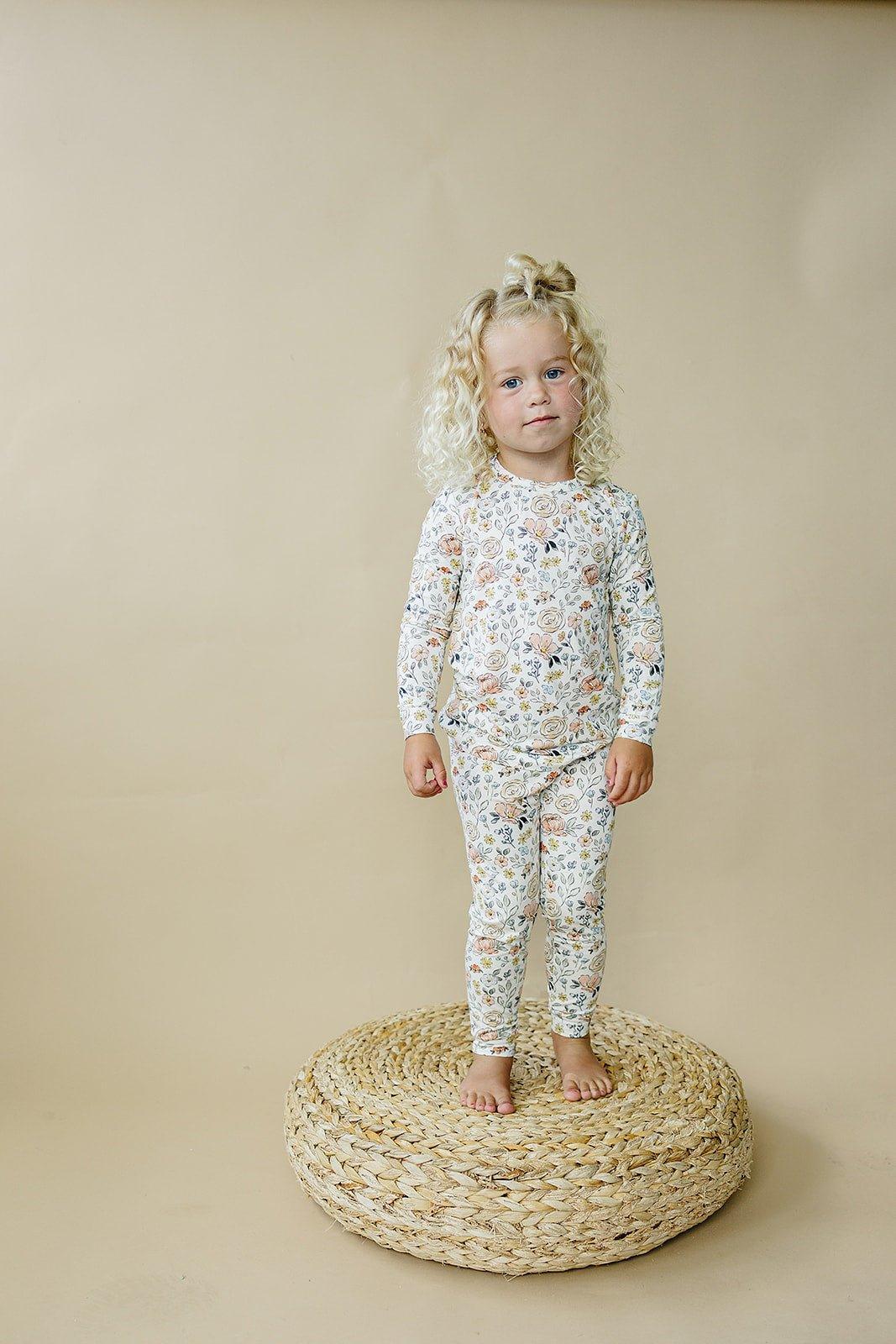 Pastel Petals 2pc Modal Pajamas - BIG FRENCHIES