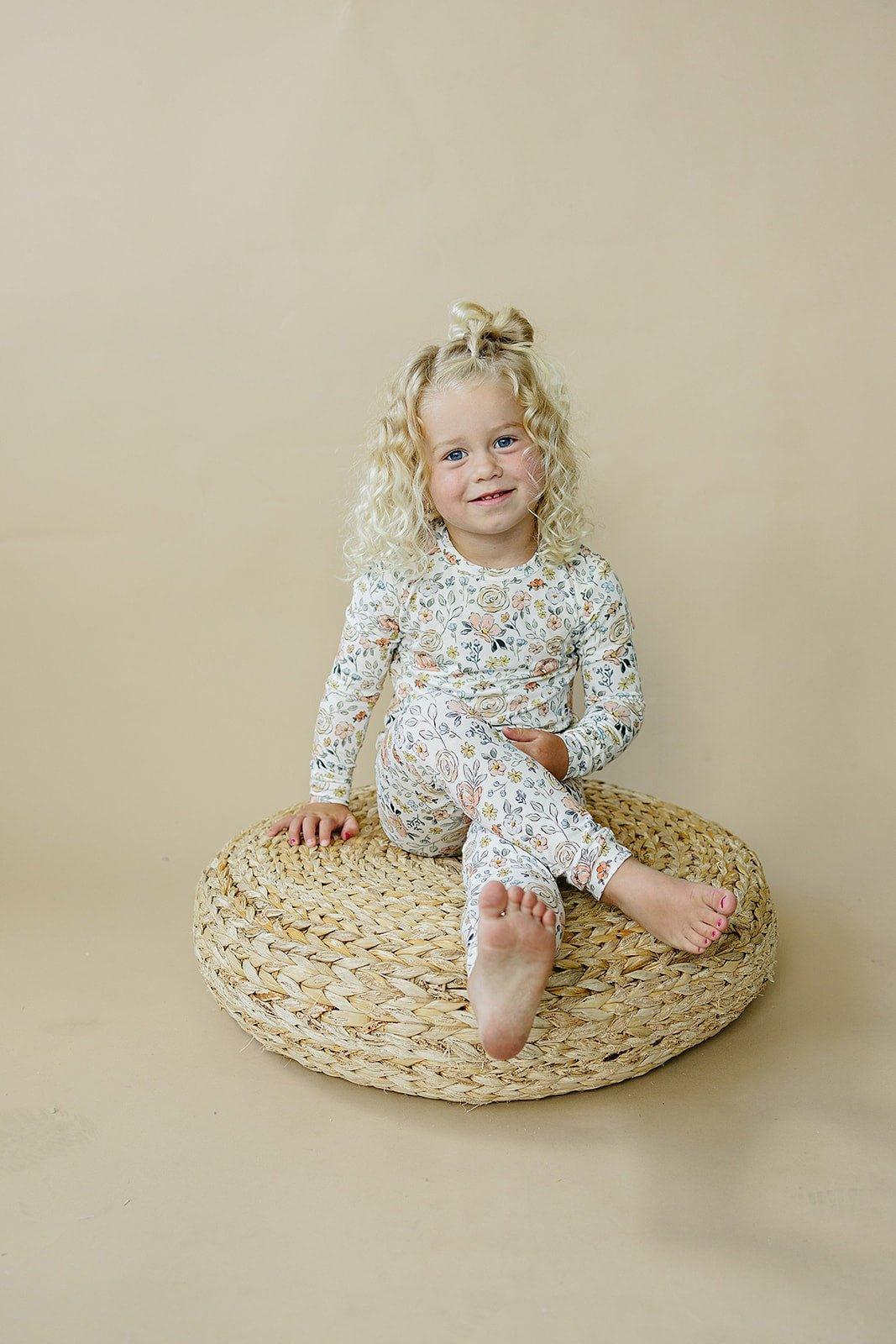 Pastel Petals 2pc Modal Pajamas - BIG FRENCHIES