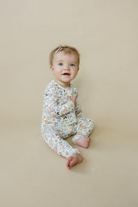 Pastel Petals Modal Zippy Romper - BIG FRENCHIES