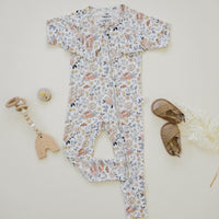 Pastel Petals Modal Zippy Romper - BIG FRENCHIES