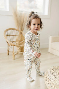 Pastel Petals Modal Zippy Romper - BIG FRENCHIES