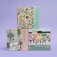 Pastries & Peonies 1000 Piece Puzzle by Puzzlefolk | Charming Street Scene Jigsaw Puzzle