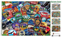 Patches of the National Parks 1000 Piece Puzzle by Masterpieces - BIG FRENCHIES