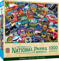 Patches of the National Parks 1000 Piece Puzzle by Masterpieces - BIG FRENCHIES