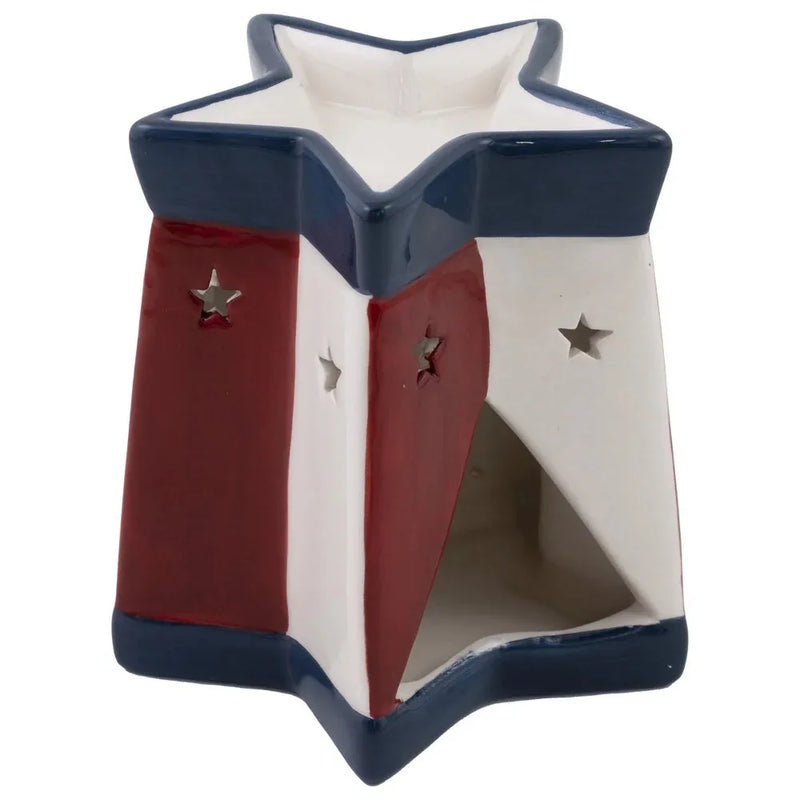 Patriotic Tealight Wax Tart Burner - BIG FRENCHIES
