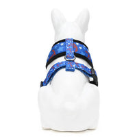 EcoBark Nautical Dog Harness - Over-the-Head Soft Mesh Vest Halter for Small to Medium Dogs - BIG FRENCHIES
