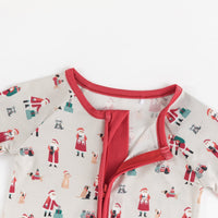 Paws & Claus (Convertible Zip Footies) - BIG FRENCHIES
