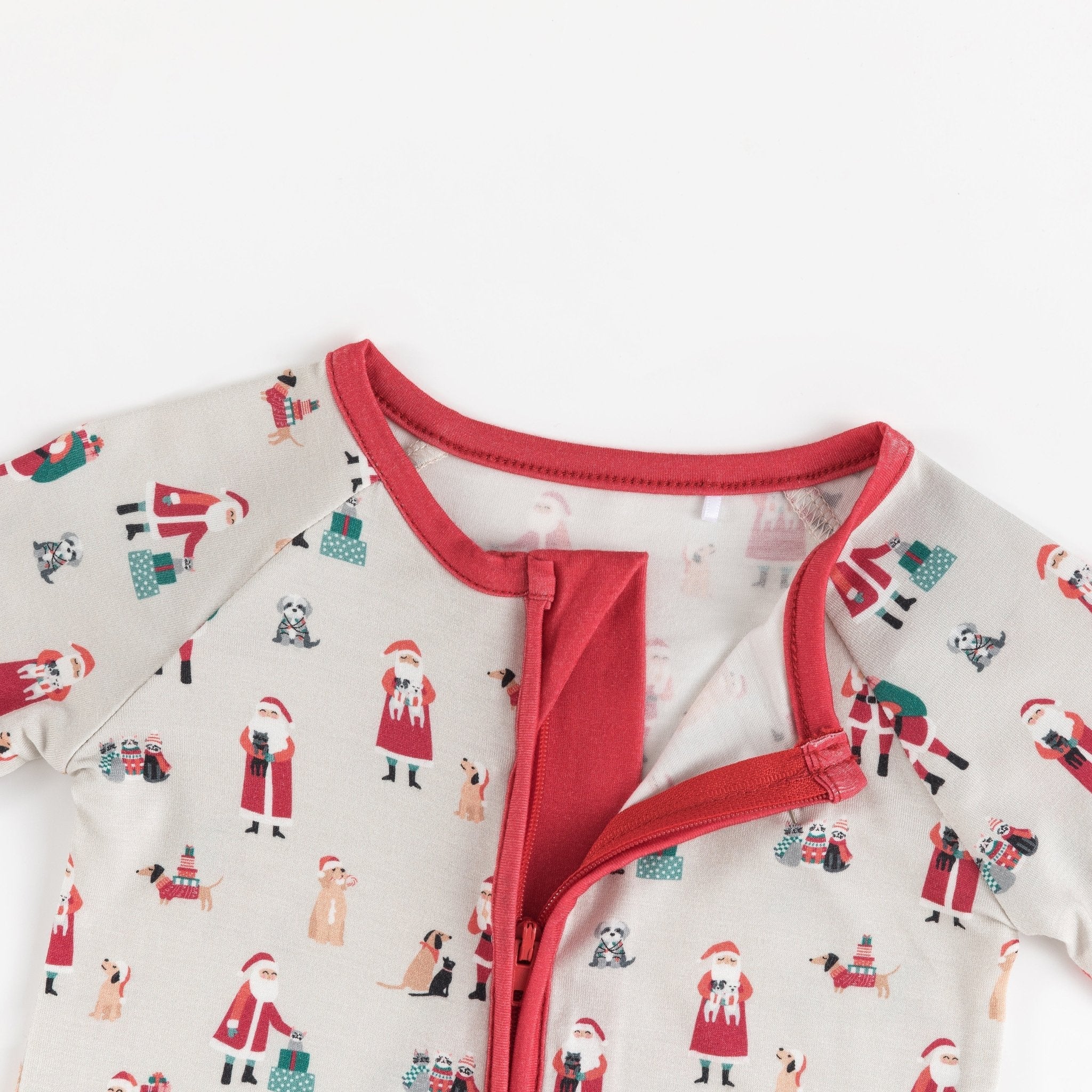 Paws & Claus (Convertible Zip Footies) - BIG FRENCHIES