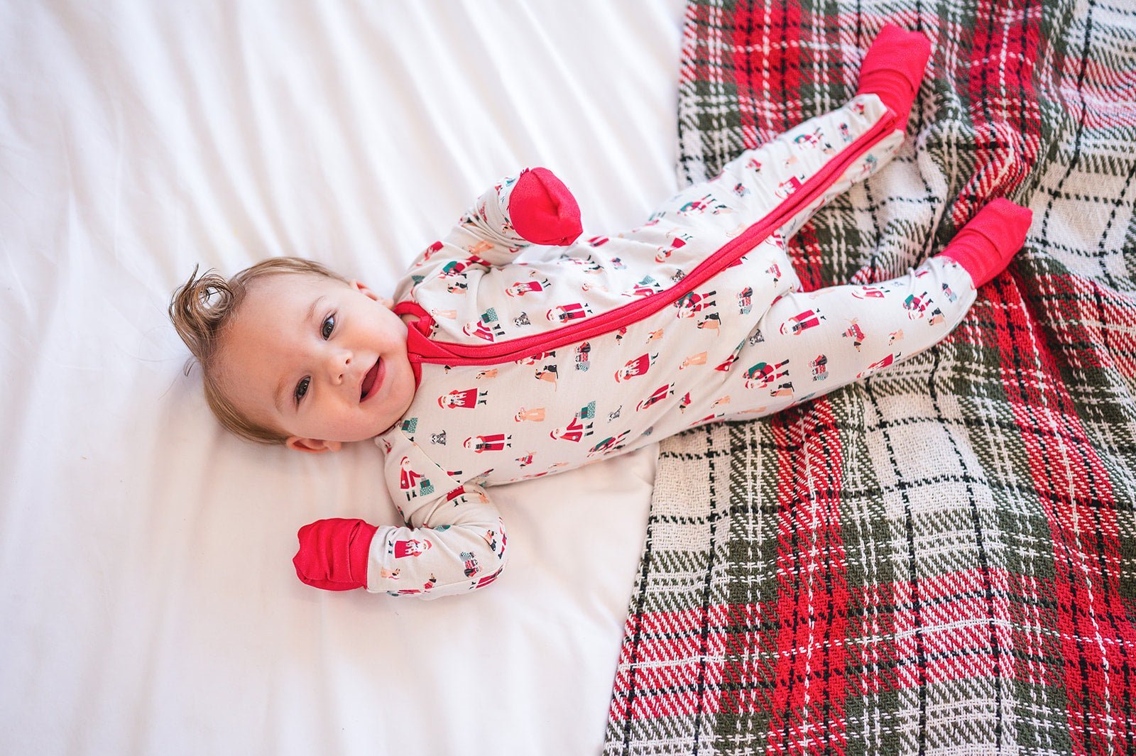 Paws & Claus (Convertible Zip Footies) - BIG FRENCHIES