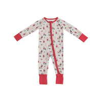 Paws & Claus (Convertible Zip Footies) - BIG FRENCHIES