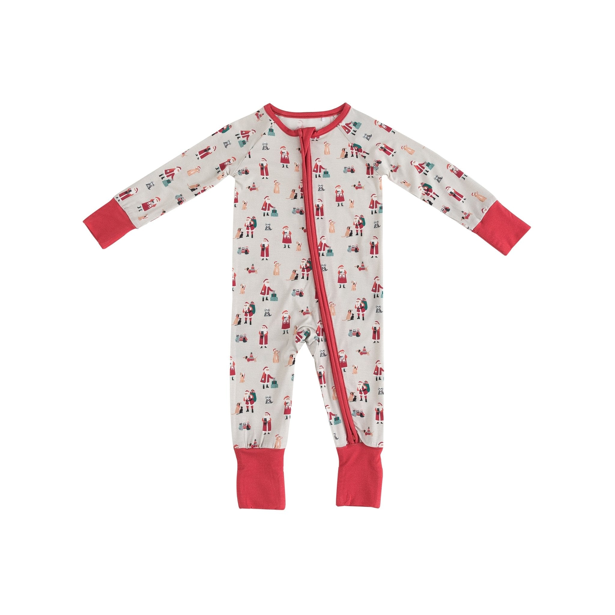 Paws & Claus (Convertible Zip Footies) - BIG FRENCHIES