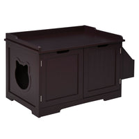 Cat Litter Box Nightstand End Table Enclosure - BIG FRENCHIES