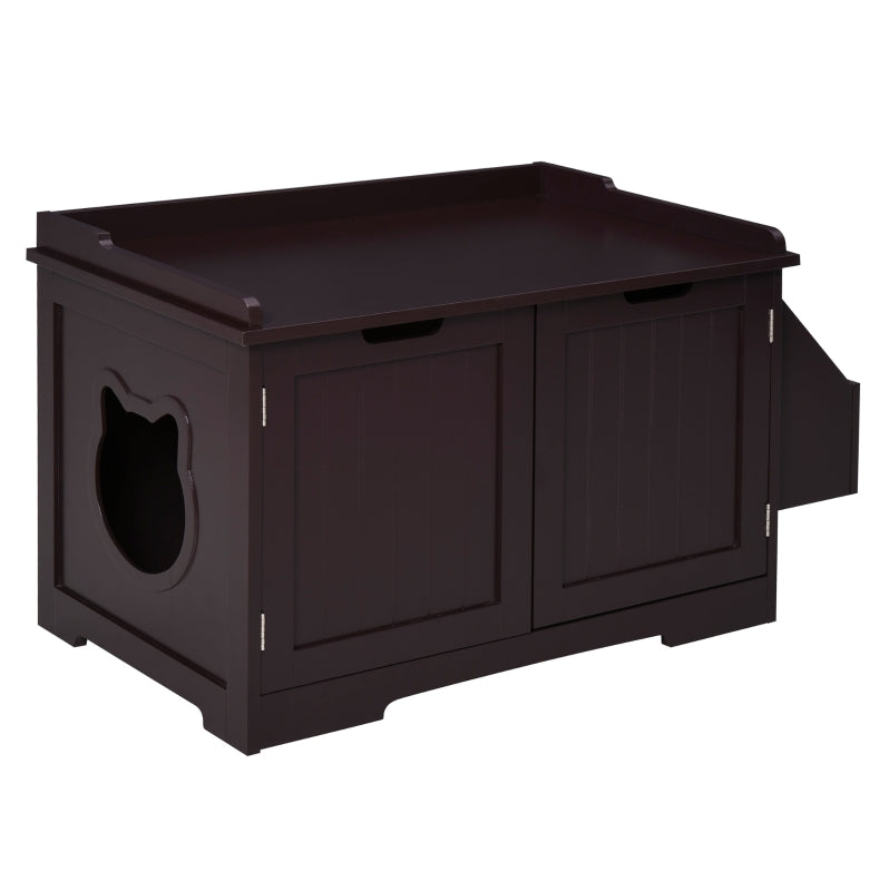 Cat Litter Box Nightstand End Table Enclosure - BIG FRENCHIES