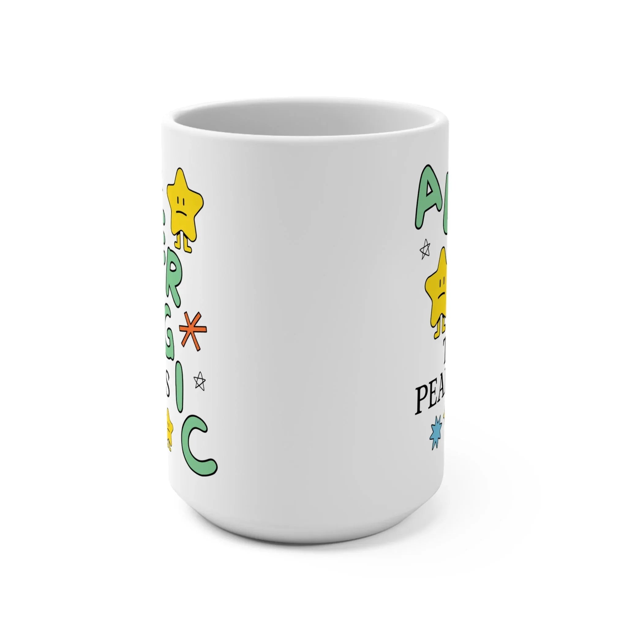 Peanut Allergy: 15 Oz Coffee Mug - BIG FRENCHIES