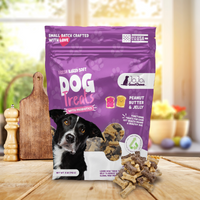 JoJo Good Chews Peanut Butter & Jelly Soft Chew Dog Treats (2-Pack) - BIG FRENCHIES