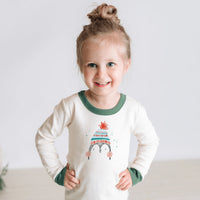 pajamas | penguin pine green - BIG FRENCHIES