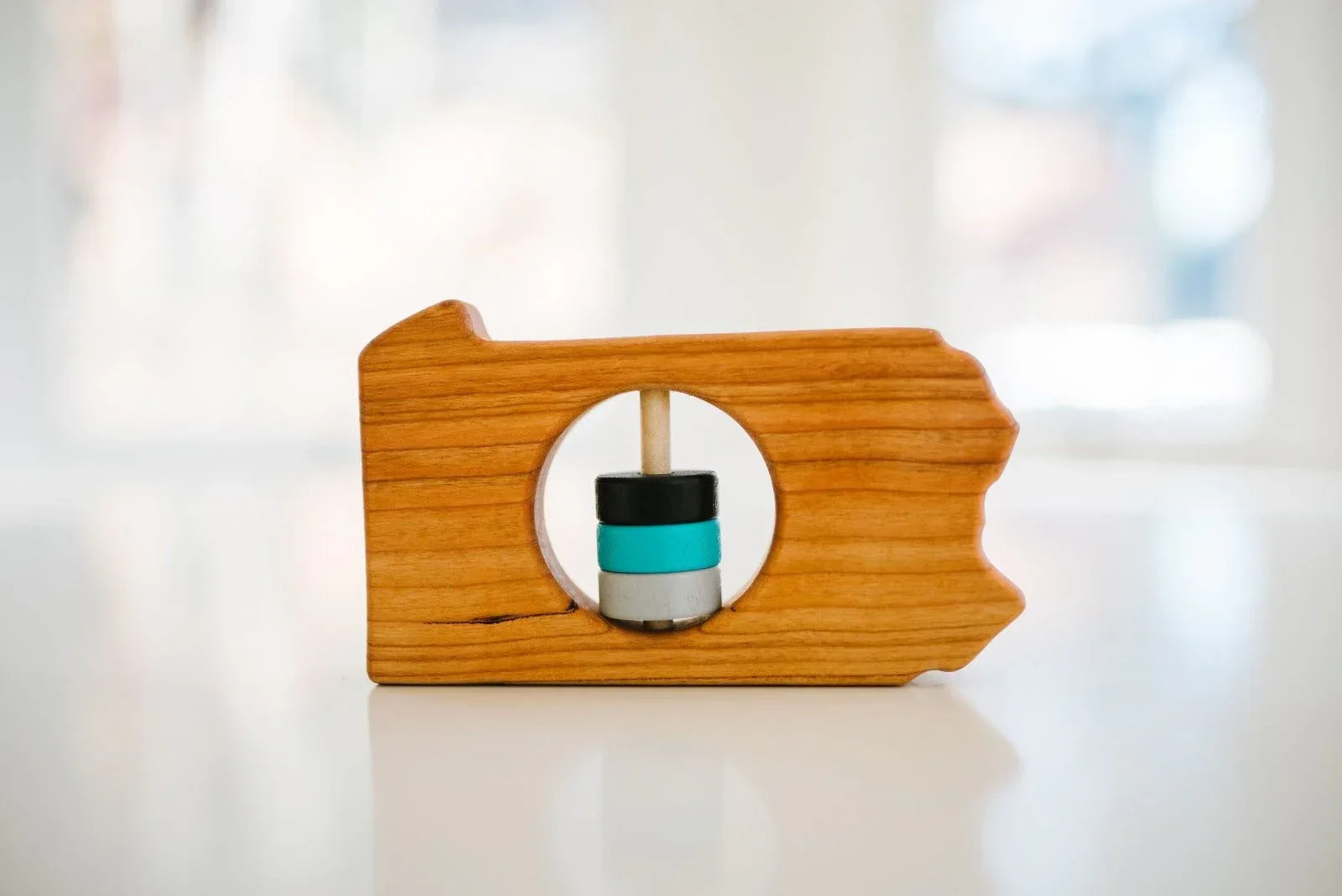 Pennsylvania State Wooden Baby Rattle™ - BIG FRENCHIES