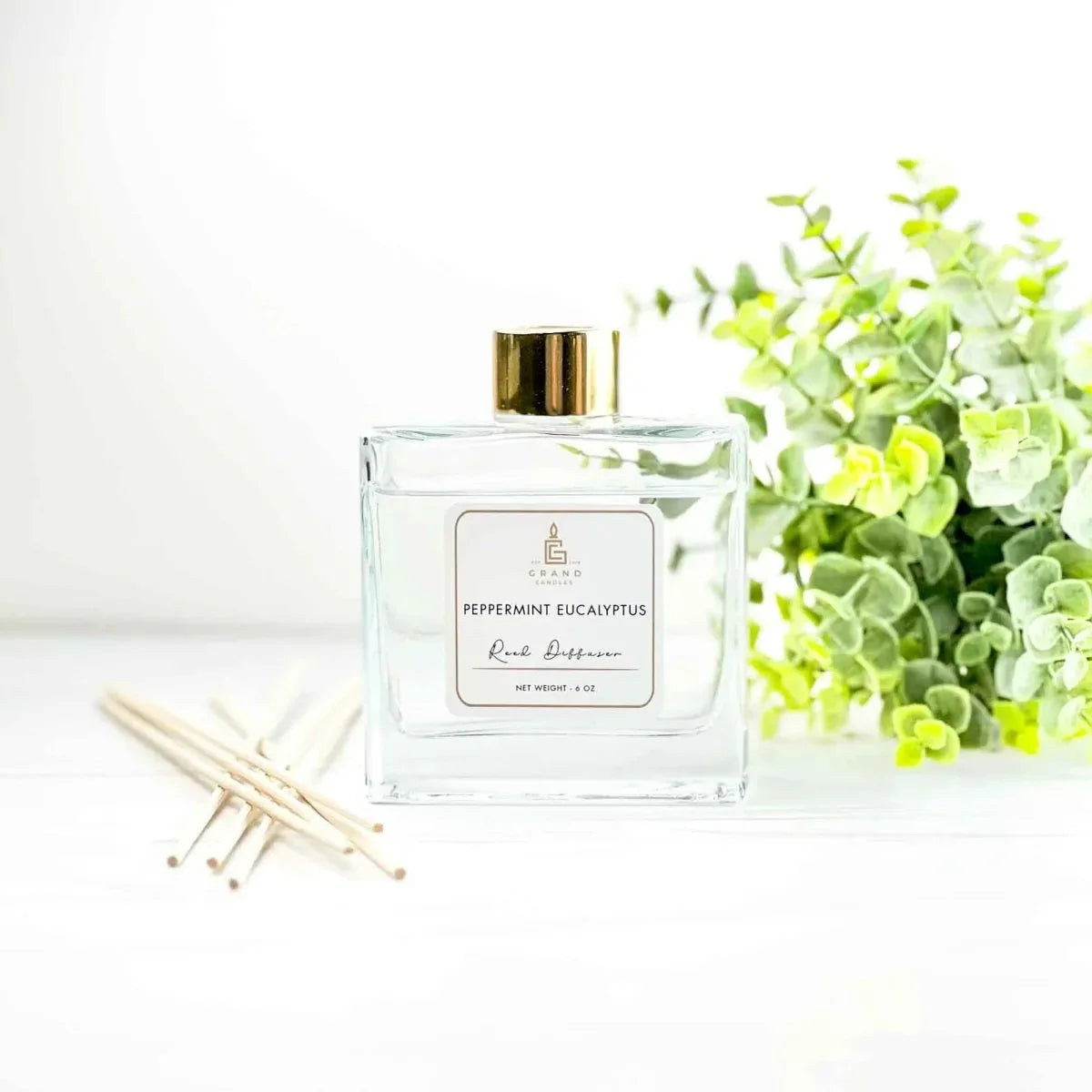 Peppermint Eucalyptus Reed Diffuser - BIG FRENCHIES