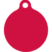 Peppermint Stick HD Dog ID Tag