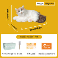 Percy Robot Cat – Interactive Weighted Comfort Toy