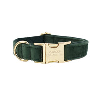 Personalized Velvet Dark Green Classic Set