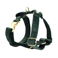 Personalized Velvet Dark Green Classic Set