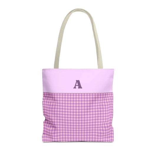 Purple Gingham Tote: A - BIG FRENCHIES