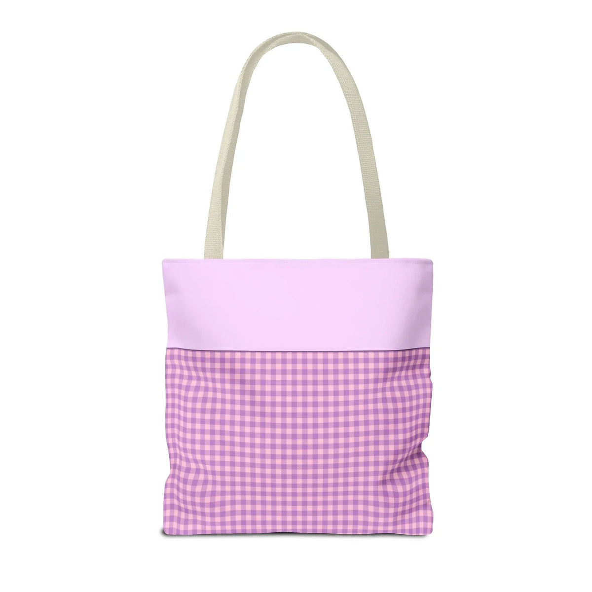 Purple Gingham Tote: A - BIG FRENCHIES