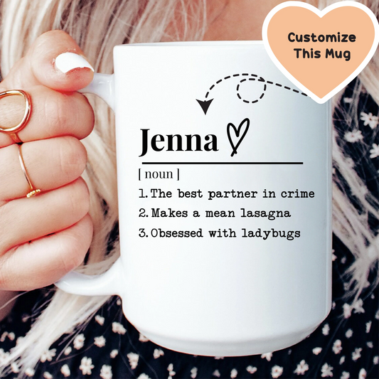 Personalized Name Definition Mug - BIG FRENCHIES
